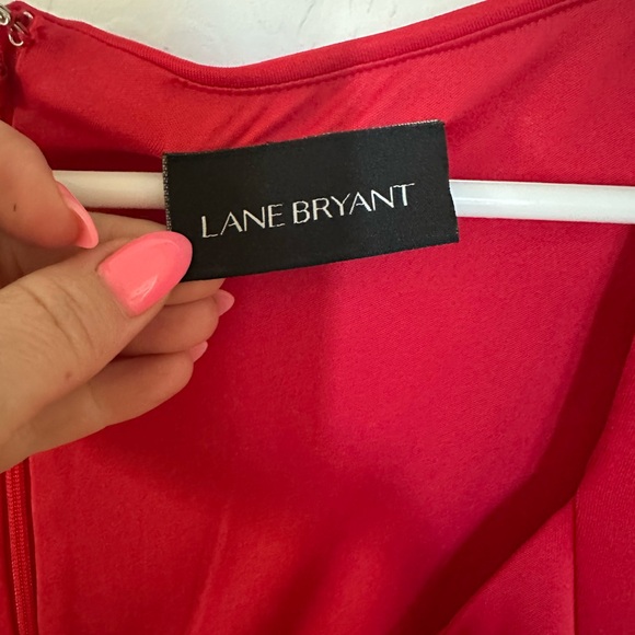 Lane Bryant sexy plus size Elegant Red Women's Dress valentines galantines - Picture 3 of 4
